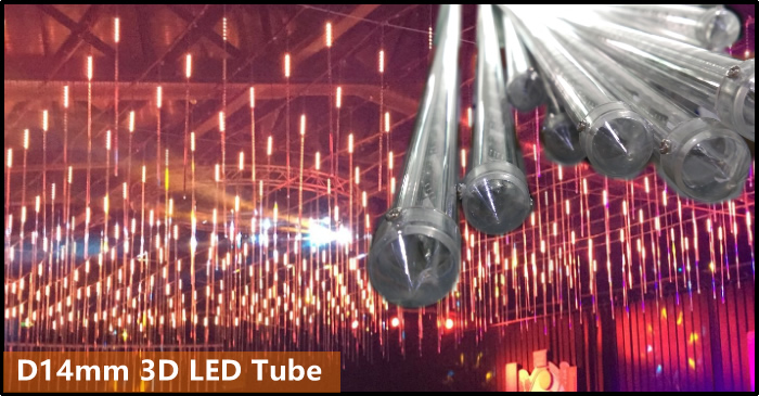 disco RGB SPI 3D Tube