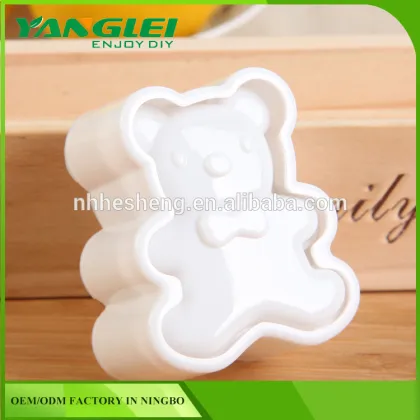 rice mold elephant/bear/fish