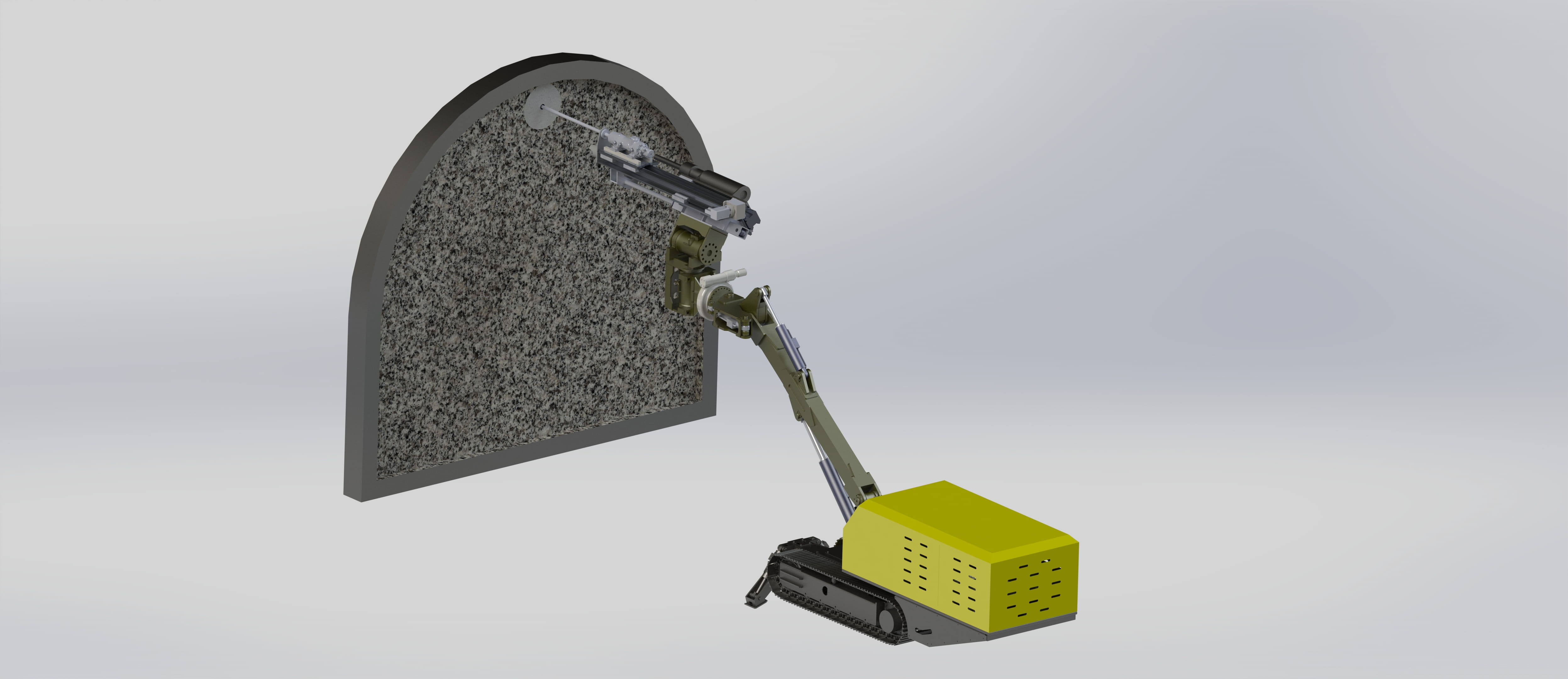 Efficient Rock Breaking Machine for Underground Mining