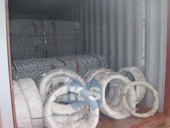 En Standard Double-twisted Hexagonal Gabion Wire Mesh For Protect The Bridge And Seaside