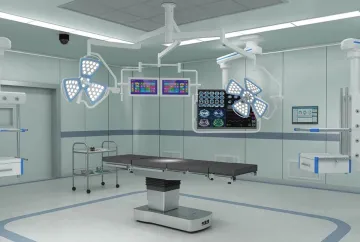 CreLed 3400/3400 High Quality Double Dome Hospital Lamp