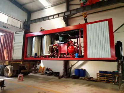Container-Shippable Thermal Oil Type Bitumen Emulsion Making Machine