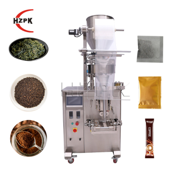 HZPKオートマチックスモールプラスチックコーヒーティーバッグフードシーリングパッケージ充填マシンとコーダー