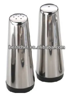 18-10 stainless steel Comical Condiment set 2 pcs with 1 hold & 7 holds