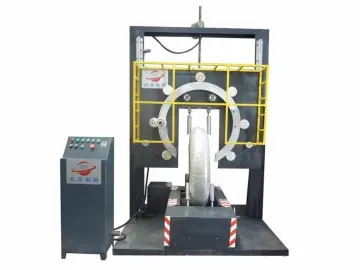 Tyre stretch wrapping machine