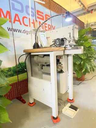 Automatic Belt Buckle Stitching Sewing Machine for Leather Belt with PFAFF Head DS-2008-Y