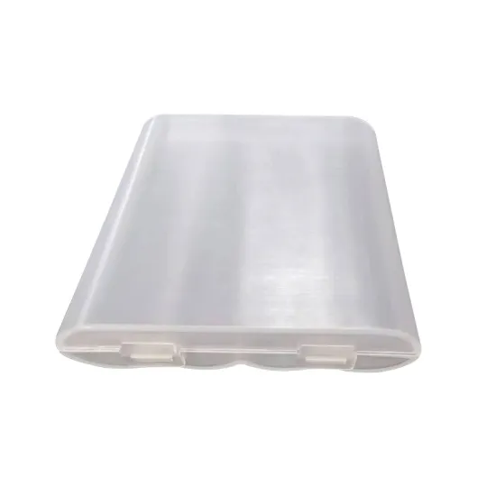 Storage Cases for Various Battery Sizes: 21700, 18650, 10440, 14500, AAA, and AA