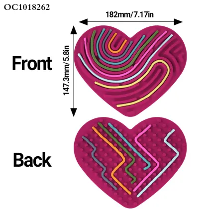 Creative Double-Sided Fun Stress Relief Silicone Toys for Sensory Activity and Autism