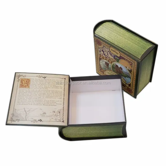 Custom Decorative book storage box for gifts packaging
