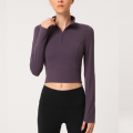 Sweats à capuche de fitness pour femmes Pullover Crop