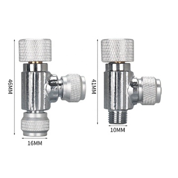 Zrdr CO2 Solenoid Valve for Aquarium DIY CO2 Trimming