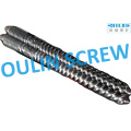 55/105 Twin Conical Screw and Barrel for Pipe, Sheet, Profiles, Foaming, Granulation