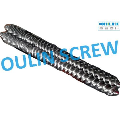 55/105 Twin Conical Screw and Barrel for PVC Machine