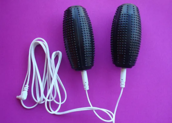 Professional Silicone Rubber Electrodes For Hand Blood Circulation / Physiotherapy Electrodes Pads With Ce