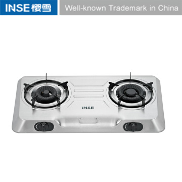2 Burner Stainless Steel Gas Stove
