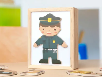 Dressing Puzzle Wooden Change Clothing Toys