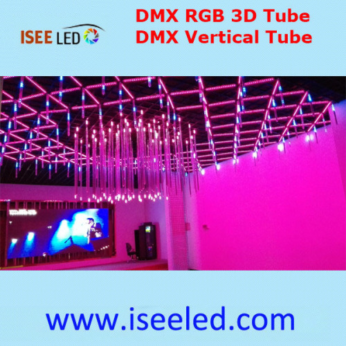 Madrix Control Music 활성화 3D RGB 튜브 라이트