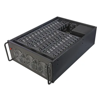 X-CH D32H 512TB HDD Farm Server Case with B365 Onda Motherboard and DDR4 Hard Drives
