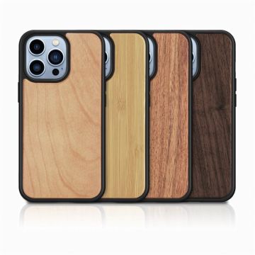 Vaste houten telefoonhoesjes met aangepast logo voor Samsung S22 Ultra - Bulk -bestellingen welkom