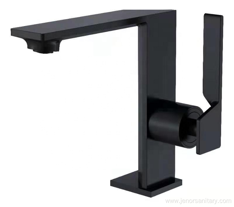 New Design Desk Mount Matte Black Basin Faucet