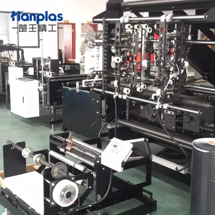 HP-DC HP-BS FN-ESR Hanplas Folded Drawing Tape Pampers Diaper Packaging Bag Making Machine