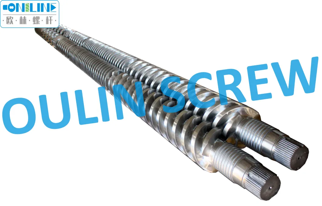 Weber 126mm Twin Parallel Screw Barrel for PVC Extrusion