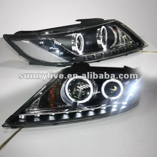 2009-2012 Kia Sorento LED Angel Eyes Headlights