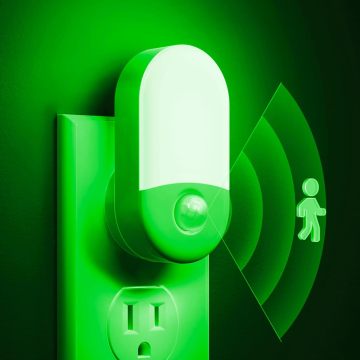 LOHAS Soft Green Motion Sensor Night Light