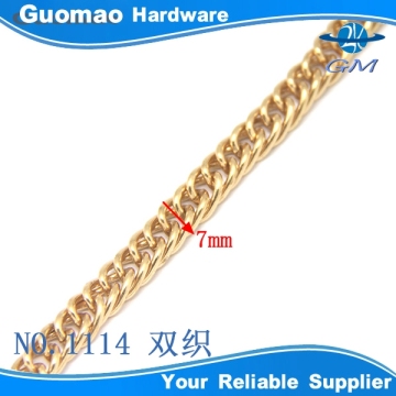 Fashion overlapping high quality clothes decorative chain purse chain