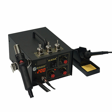 Kada 852D+ 220V 2-i-1 lödning och varm luftstation för SMD/SMT BGA-reparation