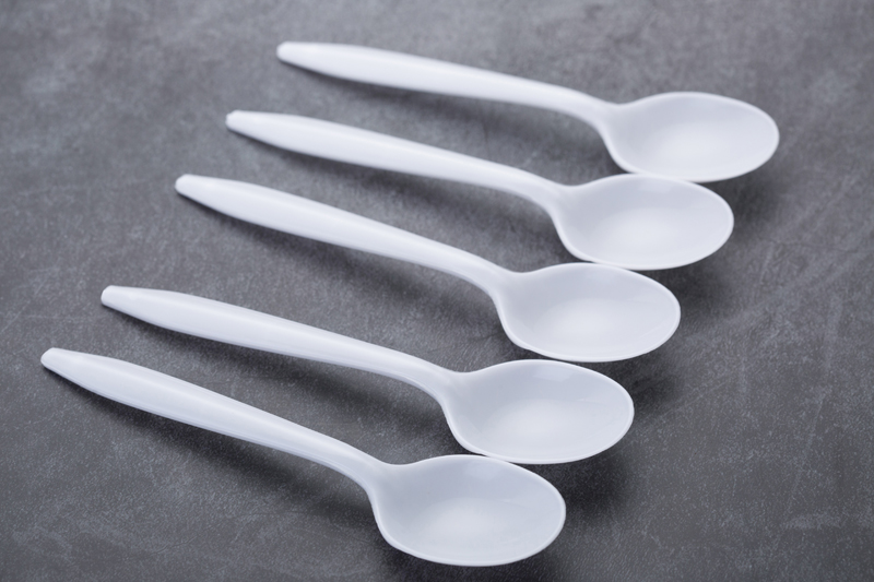 plastic spoon