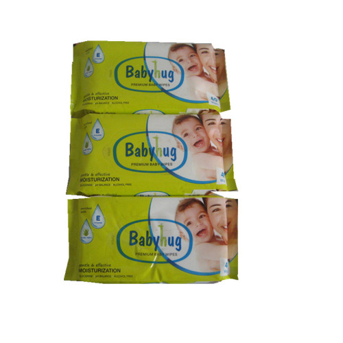 Lingettes humides naturelles écologiques pour bébé sans alcool