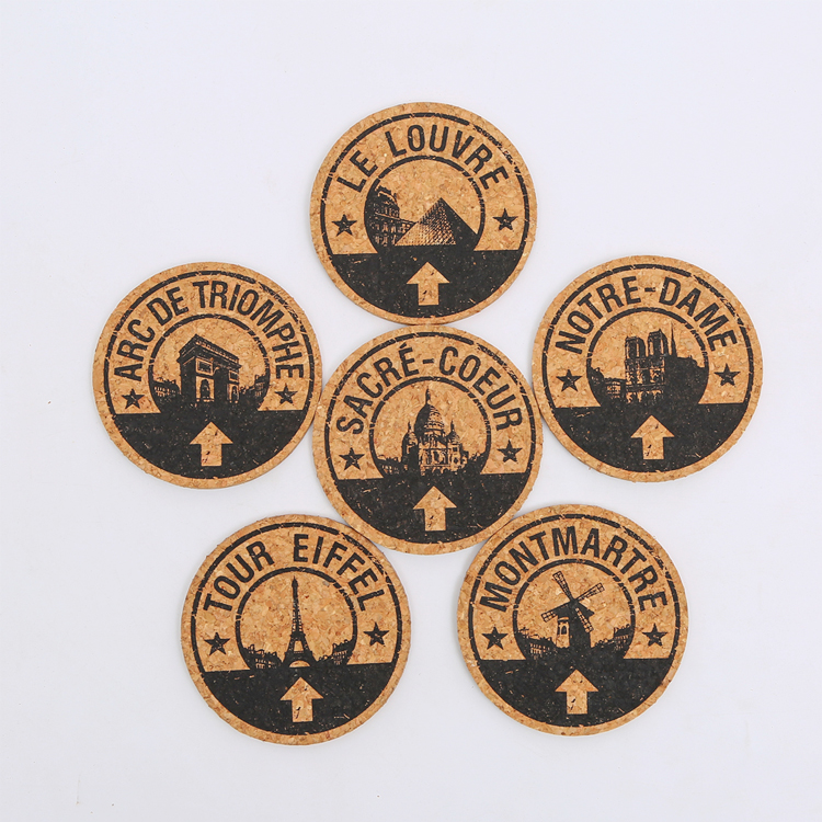 Tour Eiffel Printed Cork Coasters