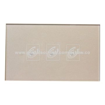 3-gang Single Wire Remote Control with Touch Switch, Smart Switch, 118 Standard, High Power