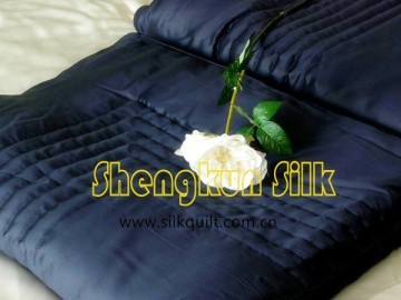 OKEO-TEX100 Certificate navy quilt 300TC 100% cotton