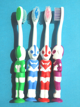 Baby/Kids Toothbrush as Sucker with Ultraman Design