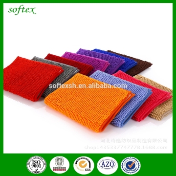 100 polyester 40x60cm chenille microfiber bath mat                        
                                                Quality Assured
