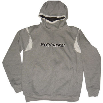 Solid jumper, made of 100% polyester French terry with contrast cuts, breathable and keeps warm