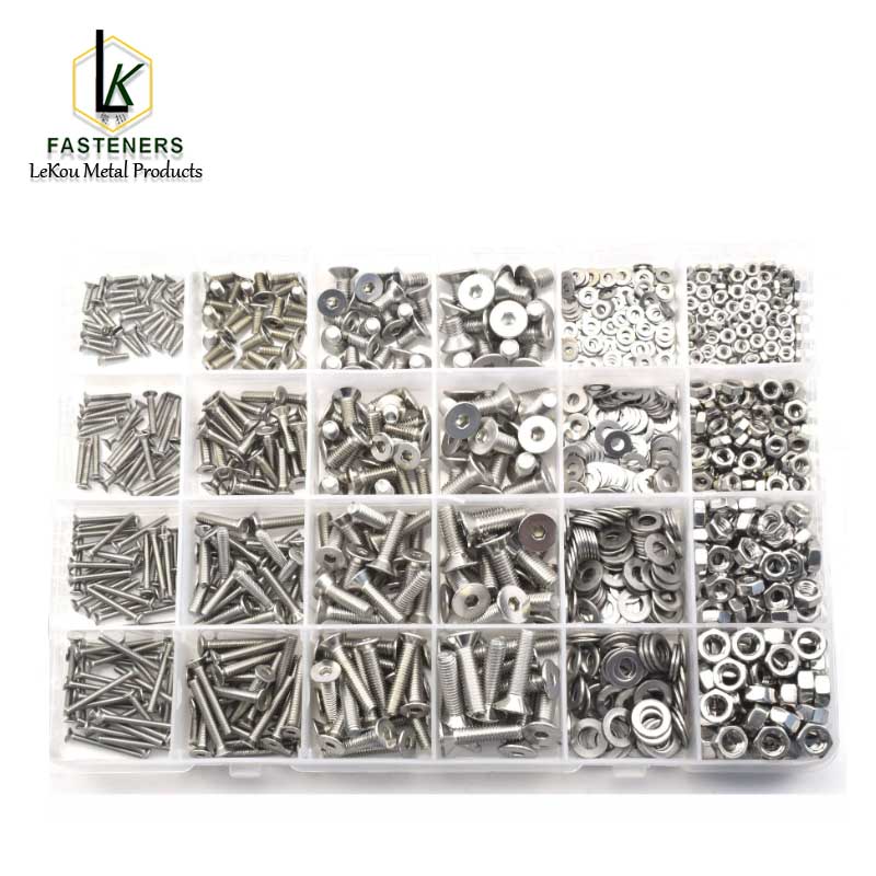 Stainless Steel 18-8 Hex-Drive Flat Head Screws5