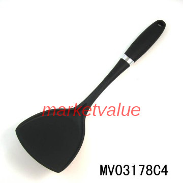 Rubber Handle Nylon Kitchen  Solid turner