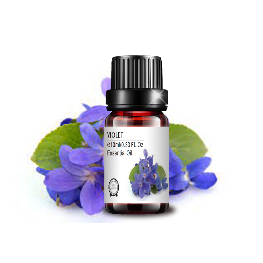 10 ml de etiqueta cosmética Etiqueta privada Violet Essential Aroma