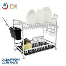 2-Layer Aluminum Dish Drying Rack