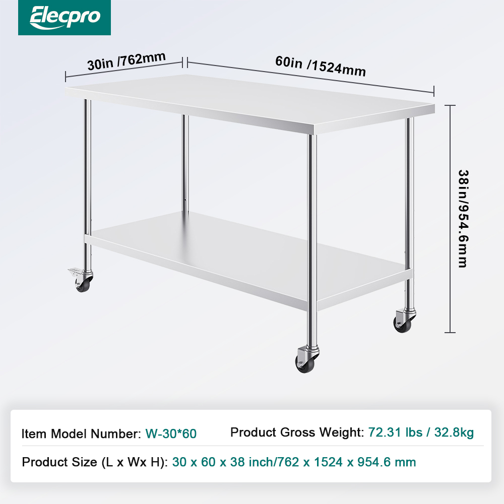 stainless table with wheels (5)