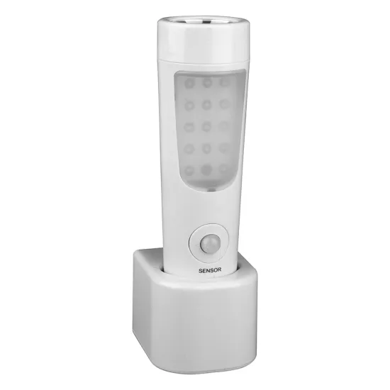 Wetop Compact Rechargeable Emergency LED Flashlight and Night Light with Plug-in Power Outage Function