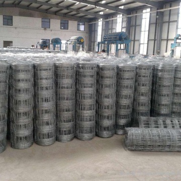 Galvanized Cattle, Sheep, and Horse Woven Hinge Joint Wire Mesh Fence