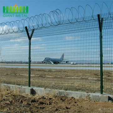 AEOMESH PVC Coated Barbed Wire Fence