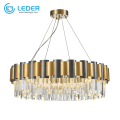 LEDER Crystal Modern Black Chandelier