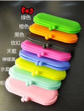 Fashion lady leather handbags wholesale silicone bag
