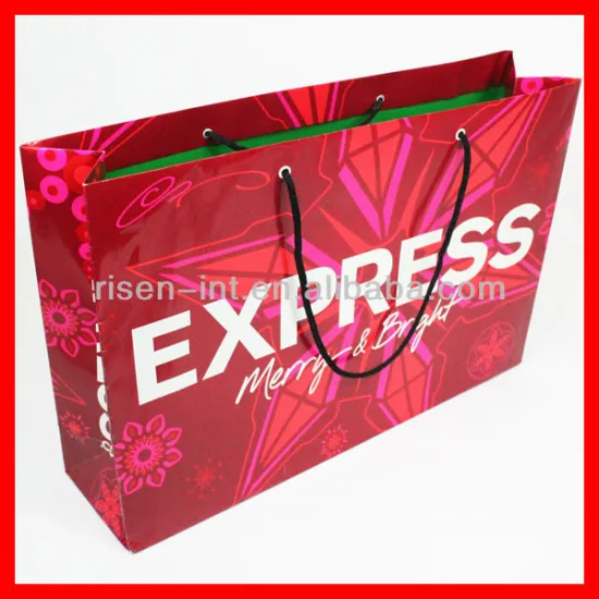 Recyclable and fashion paper bags