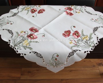 custom made embroidery table cover